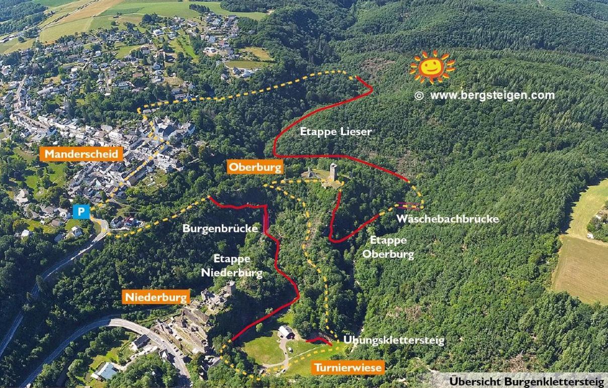 Um Die Ecke Apartman Manderscheid Kültér fotó
